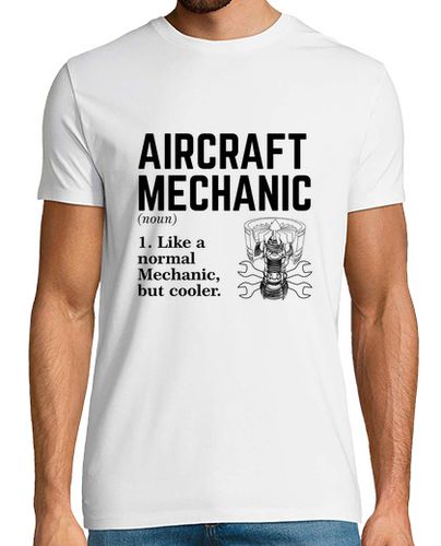 Camiseta Hombre Manga Corta mecánico de aviones laTostadora - latostadora.com - Modalova