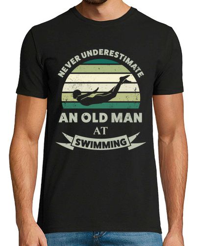 Camiseta anciano en la natación regalo divertido - latostadora.com - Modalova