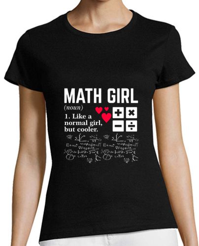 Camiseta mujer chica de matemáticas como una chica nor - latostadora.com - Modalova
