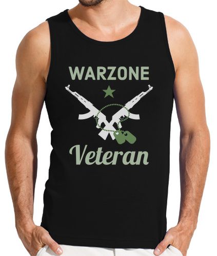 Camiseta Hombre Sin Mangas warzone veteran gaming verdansk jugador laTostadora - latostadora.com - Modalova