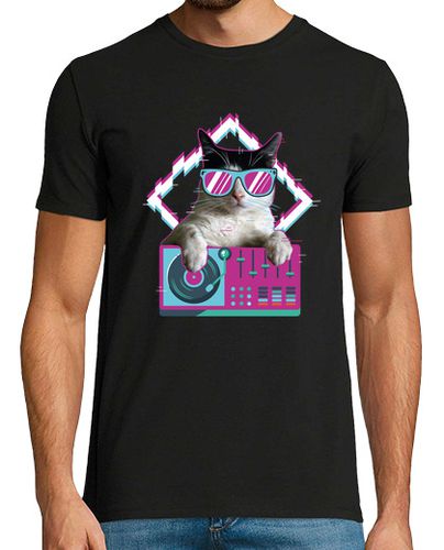 Camiseta colorido arcoíris dj gato gatito amante - latostadora.com - Modalova