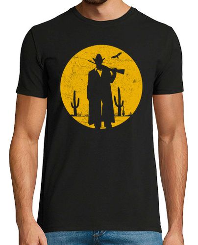 Camiseta retro vaquero puesta de sol vintage salvaje regalo occidental - latostadora.com - Modalova