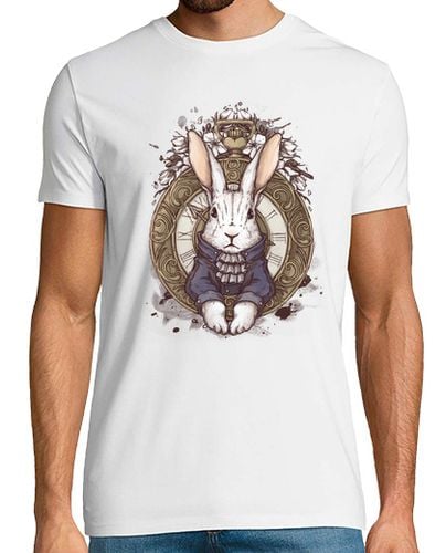 Camiseta Hombre Manga Corta el conejo blanco laTostadora - latostadora.com - Modalova