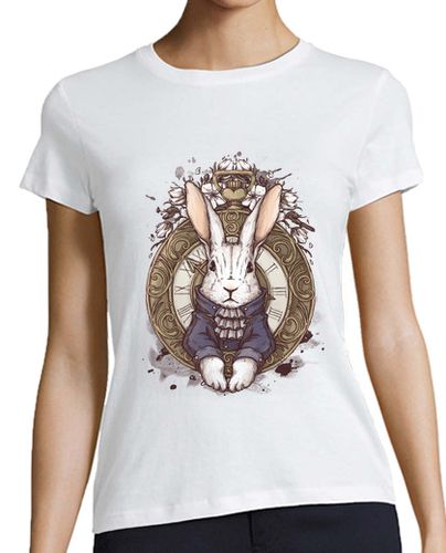 Camiseta mujer el conejo blanco - latostadora.com - Modalova