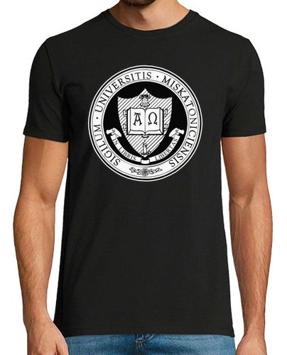 Camiseta Hombre Manga Corta Universidad de Miskatonic laTostadora - latostadora.com - Modalova