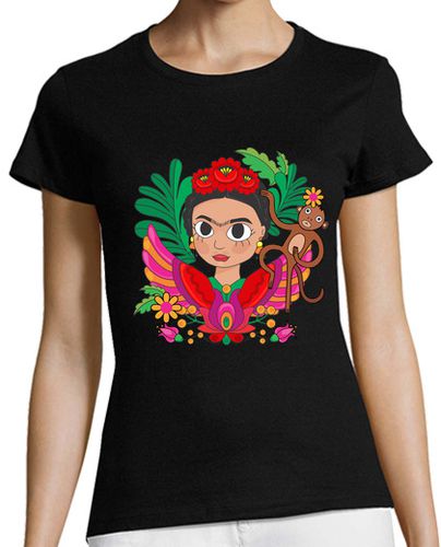 Camiseta mujer Frida con alas - latostadora.com - Modalova