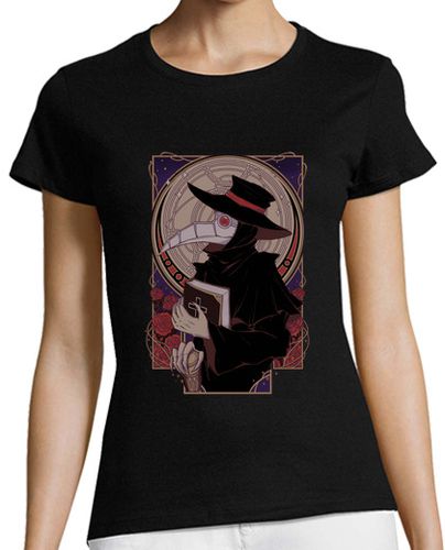 Camiseta Mujer Manga Corta doctor de la peste oscura laTostadora - latostadora.com - Modalova