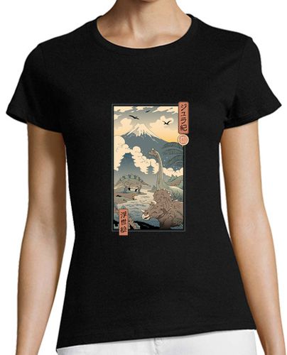 Camiseta mujer camiseta jurassic ukiyo-e 1 mujer laTostadora - latostadora.com - Modalova