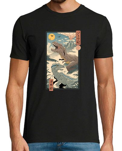Camiseta jurassic ukiyo-e 2 camiseta hombre - latostadora.com - Modalova
