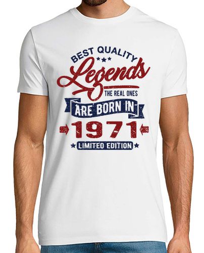 Camiseta Hombre Manga Corta Leyenda de 1971 laTostadora - latostadora.com - Modalova