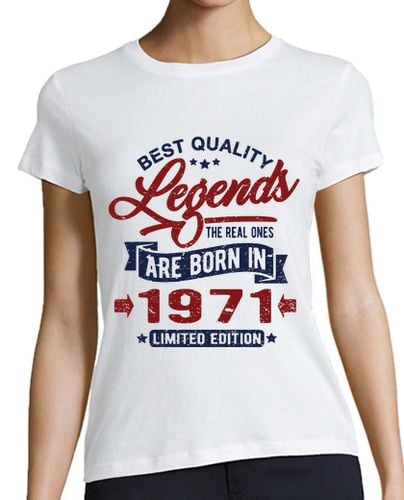 Camiseta Mujer Manga Corta Leyenda de 1971 laTostadora - latostadora.com - Modalova