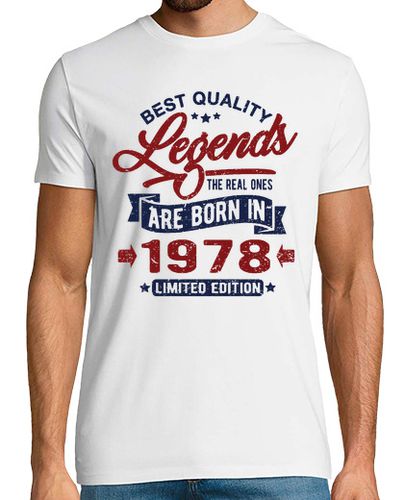 Camiseta Hombre Manga Corta Leyenda de 1978 laTostadora - latostadora.com - Modalova