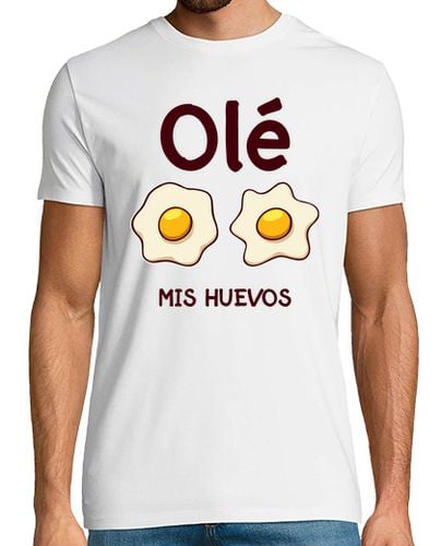 Camiseta Hombre Manga Corta Ole mis huevos laTostadora - latostadora.com - Modalova