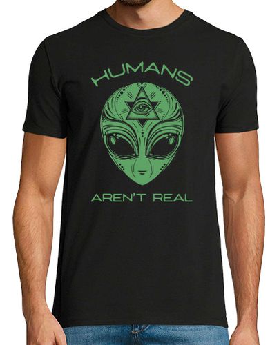 Camiseta Humans Arent Real - latostadora.com - Modalova