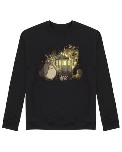 Sudadera Sin Capucha Unisex tardis en el bosque laTostadora - latostadora.com - Modalova