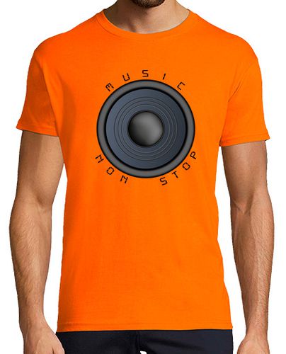 Camiseta Music Non Stop - B (fondos claros) - latostadora.com - Modalova