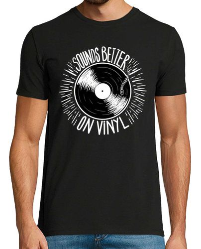 Camiseta Sounds Better On Vinyl Records Gifts - latostadora.com - Modalova
