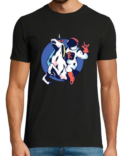 Camiseta Astronauta Con Unicornio - latostadora.com - Modalova