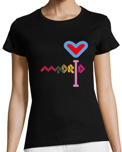 Camiseta mujer I love madrid version color camiseta - latostadora.com - Modalova