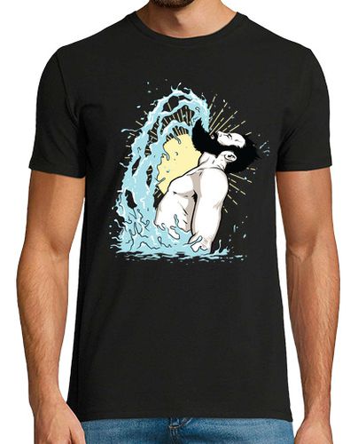Camiseta Hombre Saliendo del Agua Beard Hipster - latostadora.com - Modalova