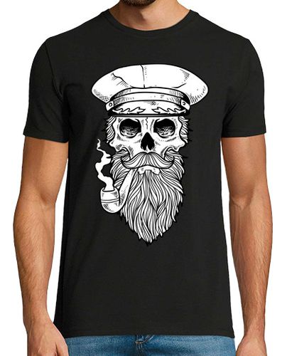 Camiseta Marinero Beard Sailor Skull Calaveras - latostadora.com - Modalova