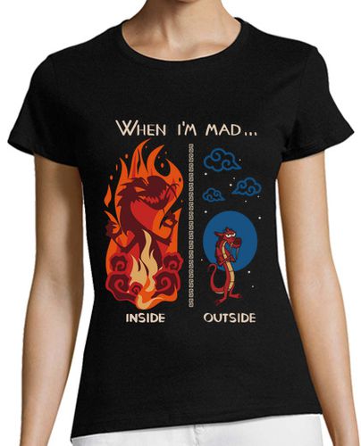 Camiseta mujer When Im mad - latostadora.com - Modalova