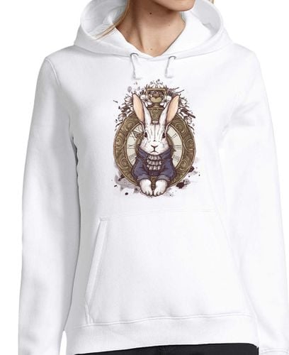 Sudadera Con Capucha Para Mujer el conejo blanco laTostadora - latostadora.com - Modalova