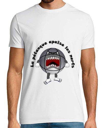 Camiseta divertida camisa de petanca que calma los nervios del hombre - latostadora.com - Modalova
