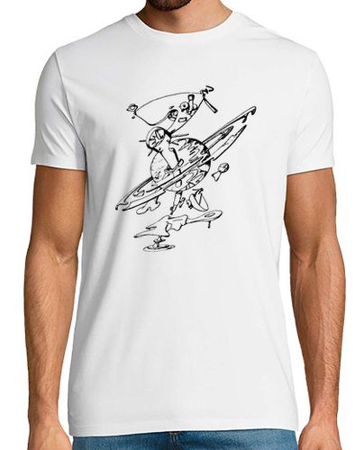 Camiseta Astronomía93 Negro - latostadora.com - Modalova