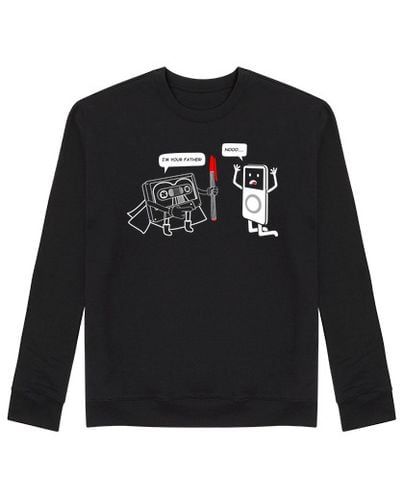 Sudadera Sin Capucha Unisex Cassette y iPod laTostadora - latostadora.com - Modalova