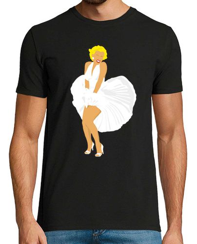 Camiseta Camiseta de Hombre Marilyn en vestido blanco - latostadora.com - Modalova