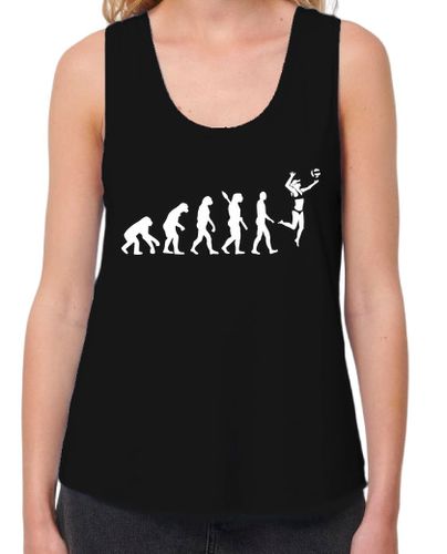 Camiseta mujer evolución del voleibol de playa - latostadora.com - Modalova