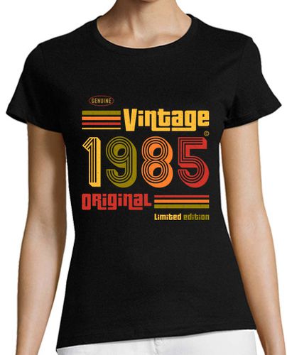 Camiseta mujer Vintage 1985 - latostadora.com - Modalova