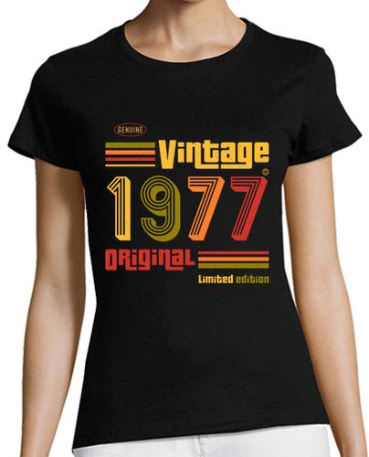 Camiseta mujer Vintage 1977 - latostadora.com - Modalova