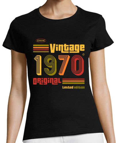 Camiseta mujer Vintage 1970 - latostadora.com - Modalova