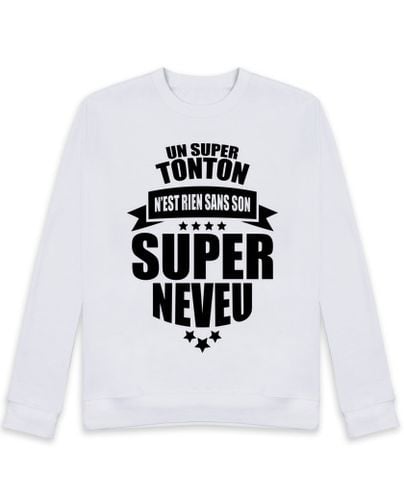 Sudadera Sin Capucha Unisex super tio nada sin su super sobrino laTostadora - latostadora.com - Modalova