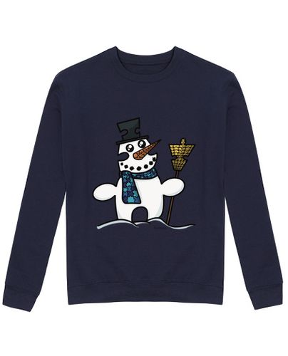 Sudadera Sin Capucha Unisex Muñeco de nieve puzzle laTostadora - latostadora.com - Modalova