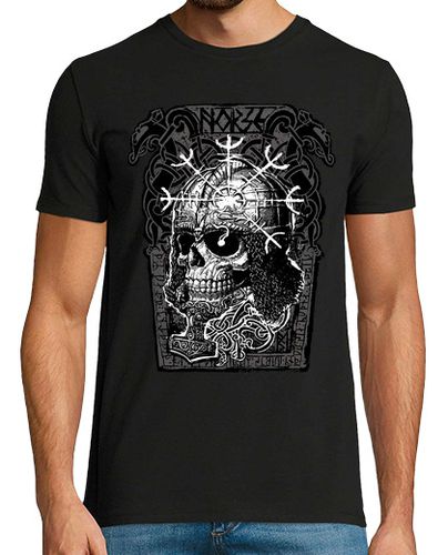 Camiseta Hombre Manga Corta Norse Skull laTostadora - latostadora.com - Modalova