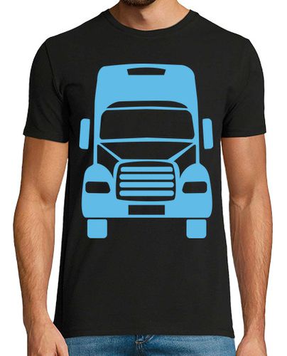 Camiseta Silueta Camion Azul Frio - latostadora.com - Modalova