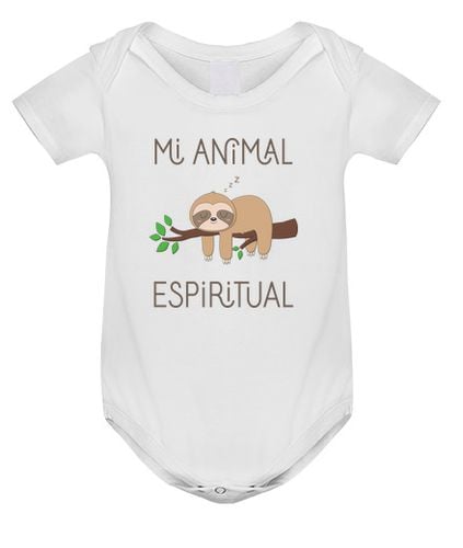 Body bebé Perezoso, Mi Animal Espiritual Body bebé, blanco laTostadora - latostadora.com - Modalova