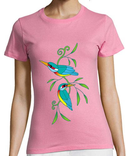 Camiseta mujer pájaro y naturaleza - latostadora.com - Modalova
