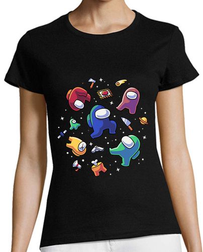 Camiseta mujer Impostors in Space - Among Us Crewmates - latostadora.com - Modalova