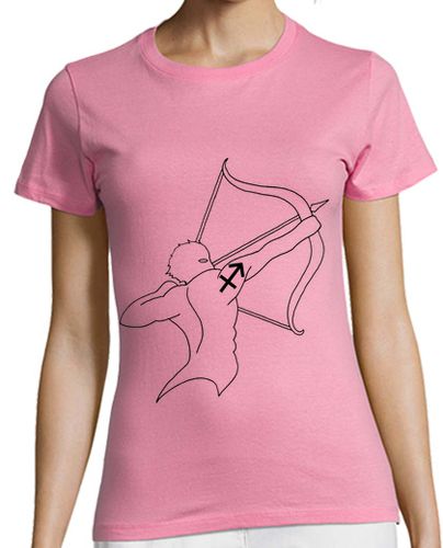 Camiseta mujer signo astrológico sagitario negro laTostadora - latostadora.com - Modalova