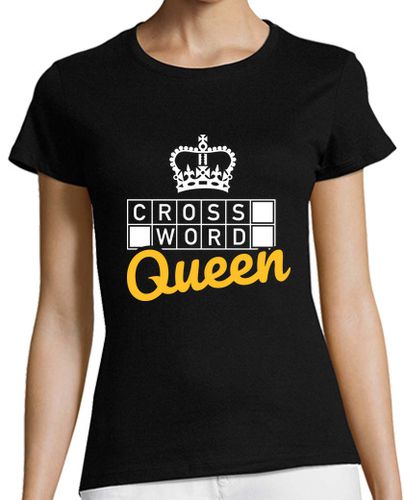Camiseta mujer reina del crucigrama - latostadora.com - Modalova