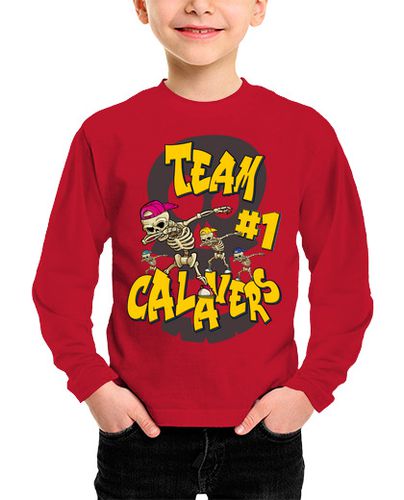 Camiseta niños TEAM CALAVERS Diseño nº 1282519 - latostadora.com - Modalova