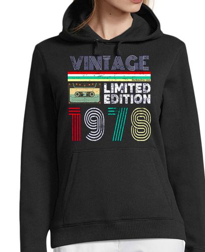 Sudadera Con Capucha Para Mujer 1978 Vintage - Limited Edition laTostadora - latostadora.com - Modalova