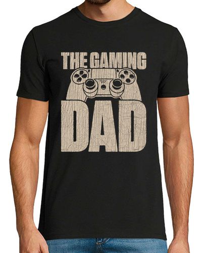 Camiseta Hombre Manga Corta The Gaming Dad Papá Gamer Videojuegos Walking Dead Regalo Día Del Padre laTostadora - latostadora.com - Modalova