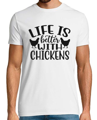 Camiseta Life Is Better With Chickens - latostadora.com - Modalova