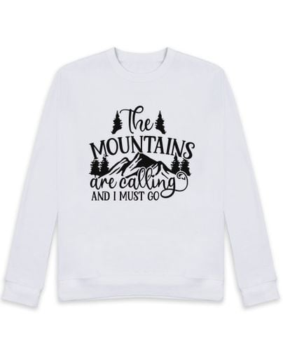 Sudadera Sin Capucha Unisex Mountains Are Calling And I Must Go laTostadora - latostadora.com - Modalova