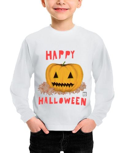 Camiseta Niño Manga Larga happy halloween camisetas laTostadora - latostadora.com - Modalova